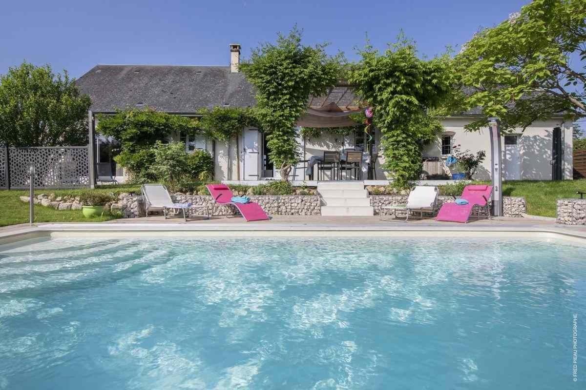 Au Coeur Du Bien Etre, Chambre D'Hotes Avec Piscine Chauffee Et Couverte, Spa, Sauna, Massages Monteaux Dış mekan fotoğraf