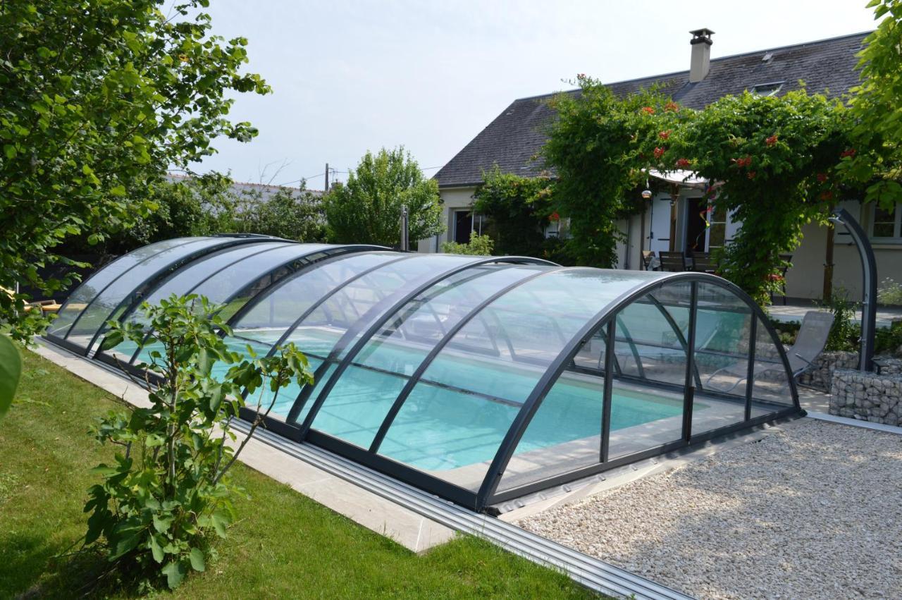 Au Coeur Du Bien Etre, Chambre D'Hotes Avec Piscine Chauffee Et Couverte, Spa, Sauna, Massages Monteaux Dış mekan fotoğraf